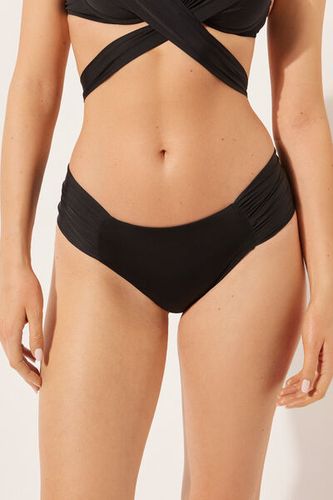 Draped Swimsuit Bottom Indonesia Woman Black Size S - Calzedonia - Modalova