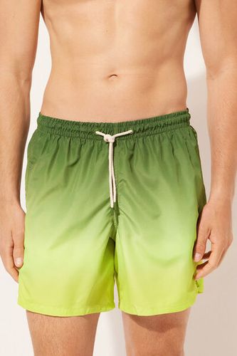 Men’s Patterned Swimming Trunks Formentera Man Green Size XL - Calzedonia - Modalova