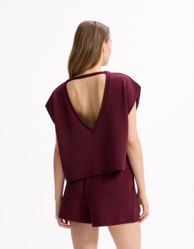 T-shirt large sans manches - violet - celio - Modalova