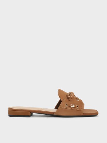 Charles & Keith - Kori Suede Lace-Up Slide Sandals - Charles & Keith - Modalova