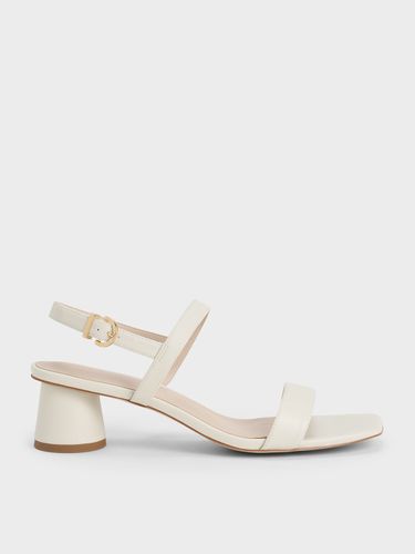 Charles & Keith - Cylindrical Heel Back Strap Sandals - Charles & Keith - Modalova