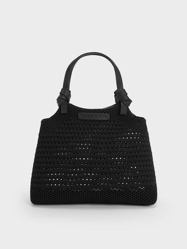 Charles & Keith - Ida Knotted Handle Knitted Tote Bag - Charles & Keith - Modalova