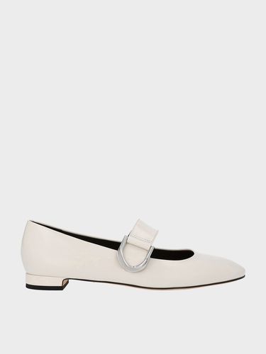 Charles & Keith - Gabine Leather Mary Janes - Charles & Keith - Modalova