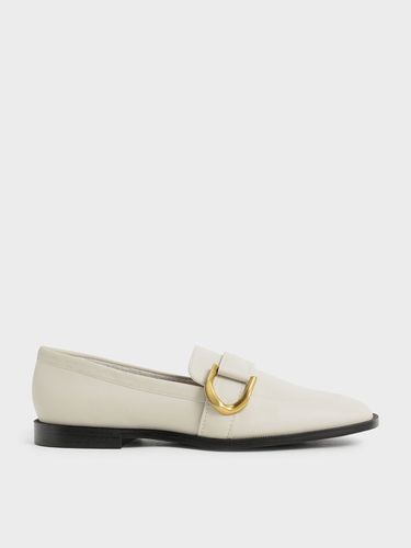 Charles & Keith - Gabine Buckled Leather Loafers​ - Charles & Keith - Modalova