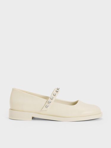 Charles & Keith - Gem-Encrusted Mary Janes - Charles & Keith - Modalova