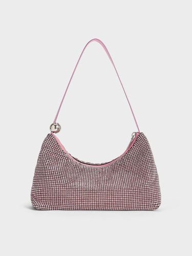 Charles & Keith - Crystal-Embellished Two-Way Bag - Charles & Keith - Modalova