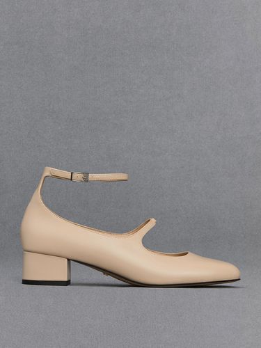 Charles & Keith - Claire Leather Mary Jane Pumps - Charles & Keith - Modalova