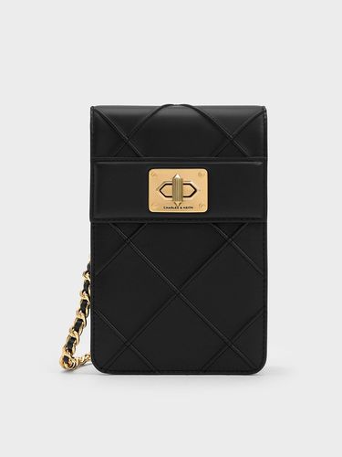 Charles & Keith - Eleni Quilted Elongated Crossbody Bag - Charles & Keith - Modalova