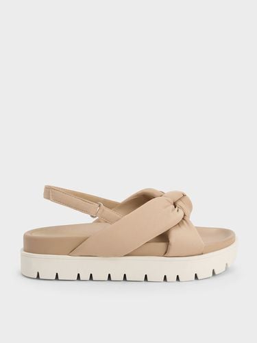 Charles & Keith - Nylon Knotted Flatform Sandals - Charles & Keith - Modalova