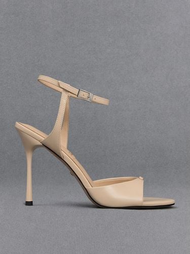 Charles & Keith - Leather Ankle-Strap Pumps - Charles & Keith - Modalova