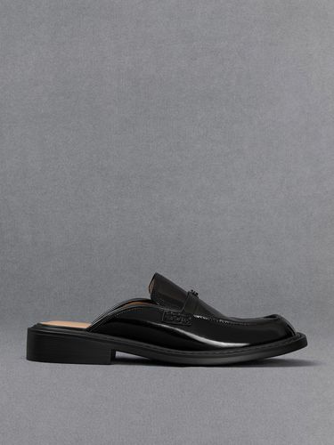 Charles & Keith - Tahlia Leather Loafer Mules - Charles & Keith - Modalova