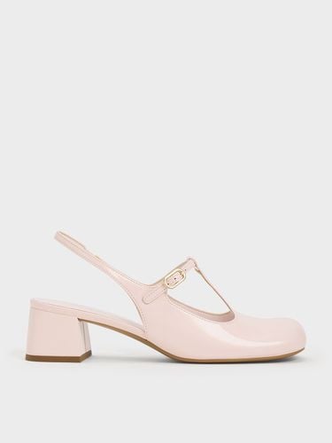 Charles & Keith - T-Bar Slingback Mary Jane Pumps - Charles & Keith - Modalova