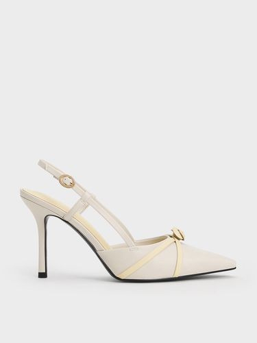 Charles & Keith - Rose Pointed-Toe Slingback Pumps - Charles & Keith - Modalova