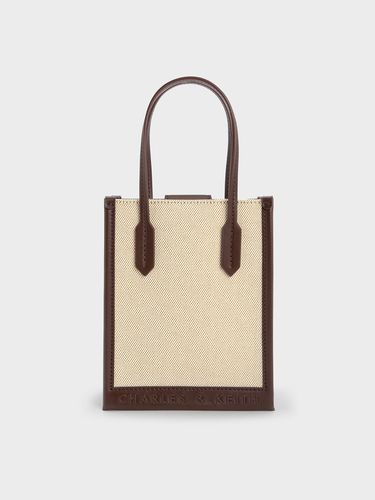 Charles & Keith - Canvas Geometric Tote Bag - Charles & Keith - Modalova