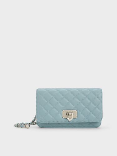 Charles & Keith - Cressida Quilted Push-Lock Clutch - Charles & Keith - Modalova