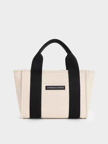 Charles & Keith - Kay Canvas Tote Bag - Charles & Keith - Modalova