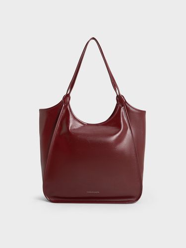 Charles & Keith - Sianna Crinkle-Effect Slouchy Tote Bag - Charles & Keith - Modalova