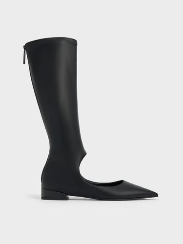 Charles & Keith - Robbie Cut-Out Pointed-Toe Knee-High Boots - Charles & Keith - Modalova