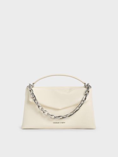 Charles & Keith - Andromeda Chunky-Chain Top Handle Bag - Charles & Keith - Modalova