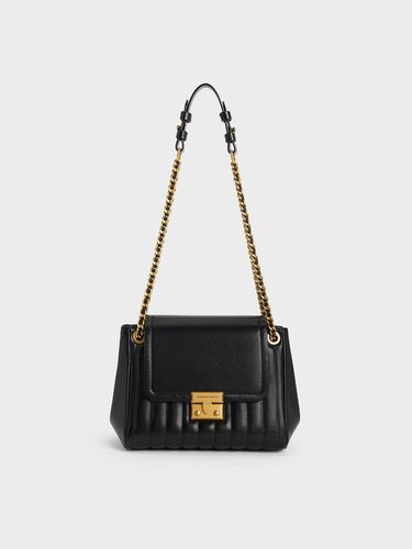 Charles & Keith - Donna Crinkle-Effect Shoulder Bag - Charles & Keith - Modalova