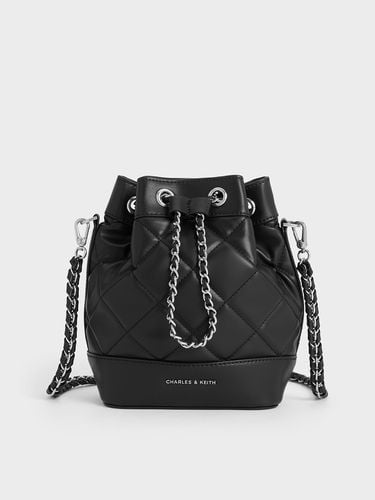 Charles & Keith - Julia Quilted Two-Way Bucket Bag - Charles & Keith - Modalova