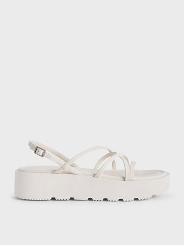 Charles & Keith - Strappy Ridged-Sole Flatform Sandals - Charles & Keith - Modalova