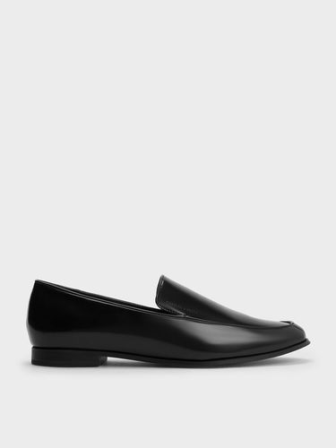 Charles & Keith - Almond-Toe Stitch-Trim Loafers - Charles & Keith - Modalova