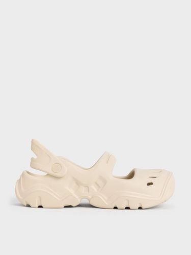 Charles & Keith - Cut-Out Sports Sandals - Charles & Keith - Modalova