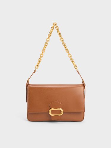 Charles & Keith - Daki Belted Trapeze Bag - Charles & Keith - Modalova