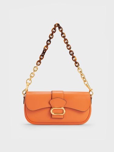 Charles & Keith - Daki Belted Curved Bag - Charles & Keith - Modalova