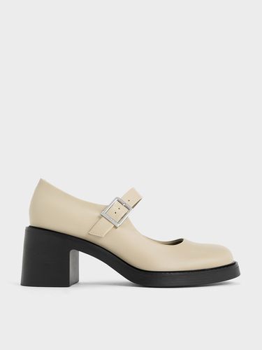 Charles & Keith - Hester Mary Jane Block-Heel Pumps - Charles & Keith - Modalova