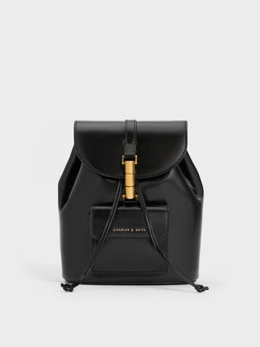 Charles & Keith - Cesia Metallic Accent Backpack - Charles & Keith - Modalova