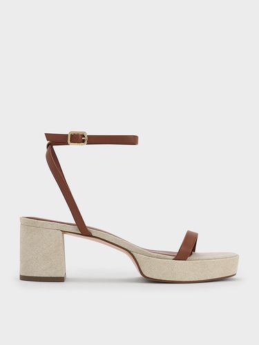 Charles & Keith - Thin-Strap Block Heel Sandals - Charles & Keith - Modalova