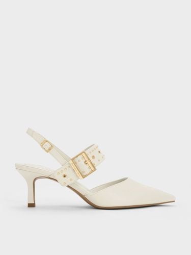 Charles & Keith - Sepphe Grommet Slingback Pumps - Charles & Keith - Modalova