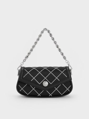 Charles & Keith - Este Chain Handle Satin Bag - Charles & Keith - Modalova