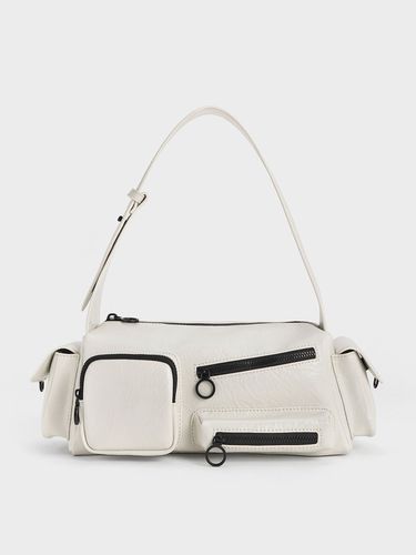 Charles & Keith - Mathilda Multi-Pocket Shoulder Bag - Charles & Keith - Modalova