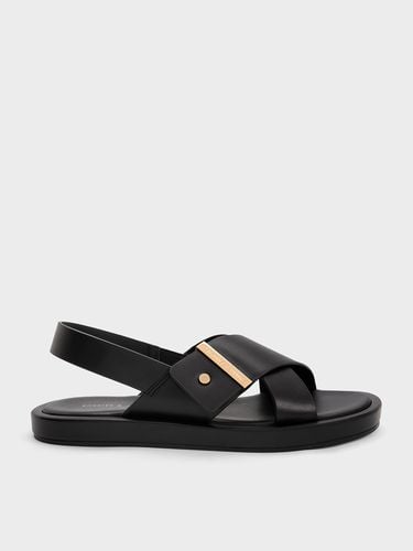 Charles & Keith - Crossover Back Strap Sandals - Charles & Keith - Modalova