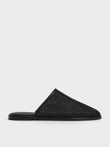 Charles & Keith - Mesh High-Vamp Flat Mules - Charles & Keith - Modalova