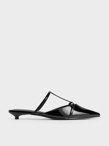 Charles & Keith - Clara T-Bar Pointed-Toe Mules - Charles & Keith - Modalova