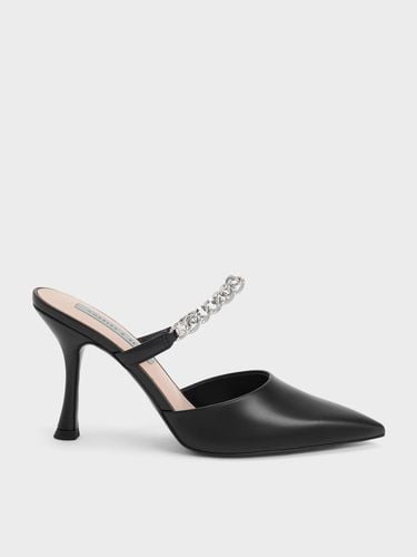 Charles & Keith - Chain-Link Strap Heeled Mules - Charles & Keith - Modalova