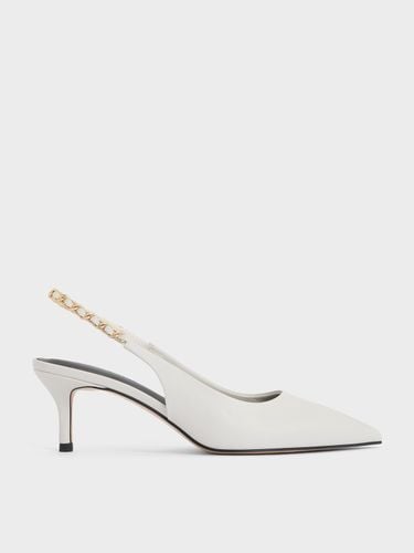 Charles & Keith - Braided-Chain Slingback Pumps - Charles & Keith - Modalova