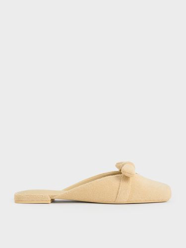 Charles & Keith - Loey Textured Knotted Mules - Charles & Keith - Modalova