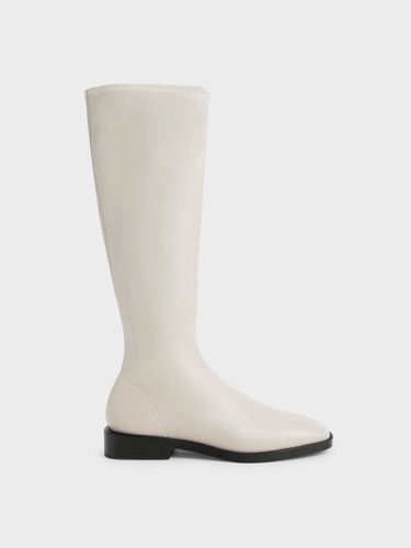 Charles & Keith - Sasky Knee High Flat Boots - Charles & Keith - Modalova