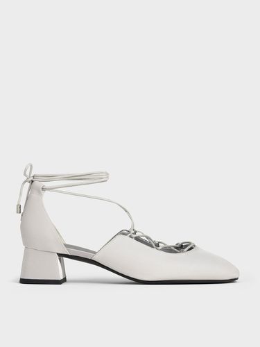 Charles & Keith - Lace-Up Tie-Around D'Orsay Pumps - Charles & Keith - Modalova