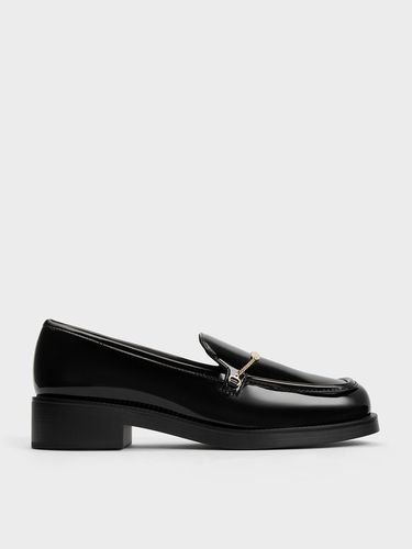 Charles & Keith - Lexie Metallic-Accent Loafers - Charles & Keith - Modalova