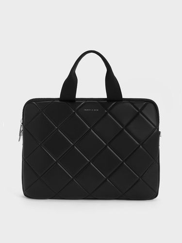 Charles & Keith - Aubrielle Quilted Laptop Bag - Charles & Keith - Modalova