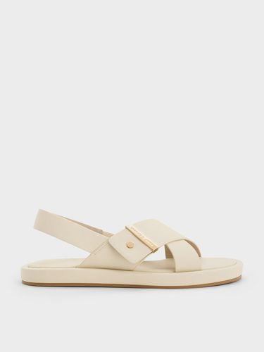 Charles & Keith - Crossover Back Strap Sandals - Charles & Keith - Modalova