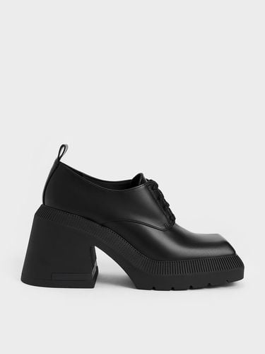 Charles & Keith - Emery Geometric Chunky Oxfords - Charles & Keith - Modalova