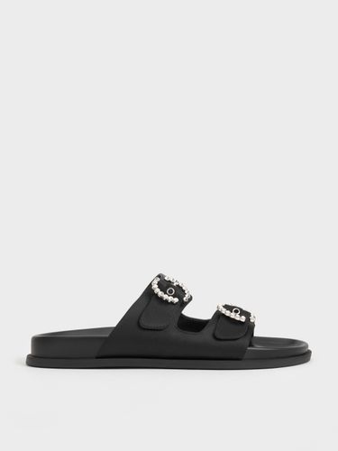 Charles & Keith - Recycled Polyester Embellished Buckle Sandals - Charles & Keith - Modalova