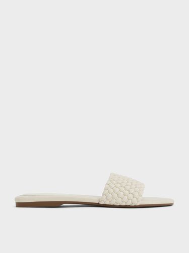 Charles & Keith - Woven Open-Toe Slides - Charles & Keith - Modalova